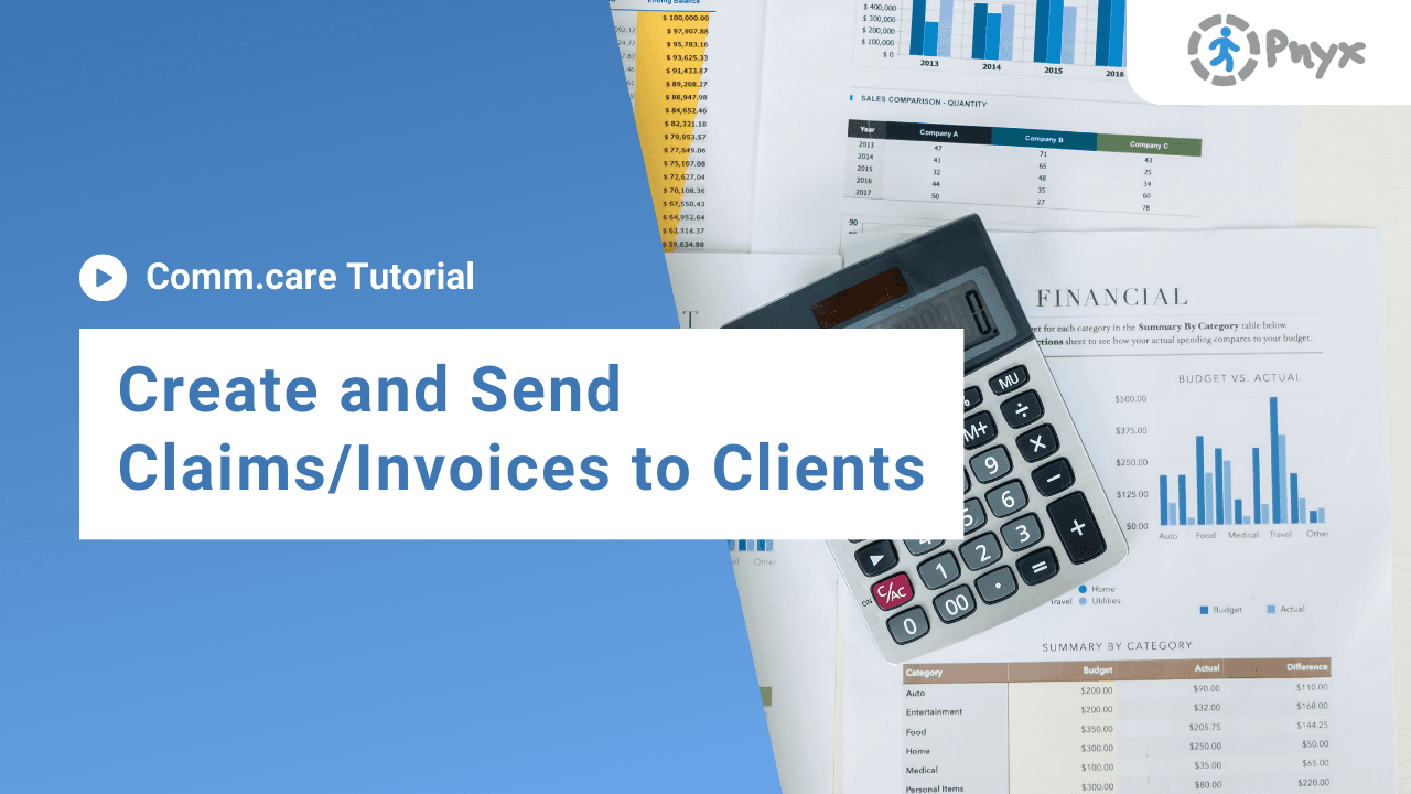 How to create and send claims or invoices to clients